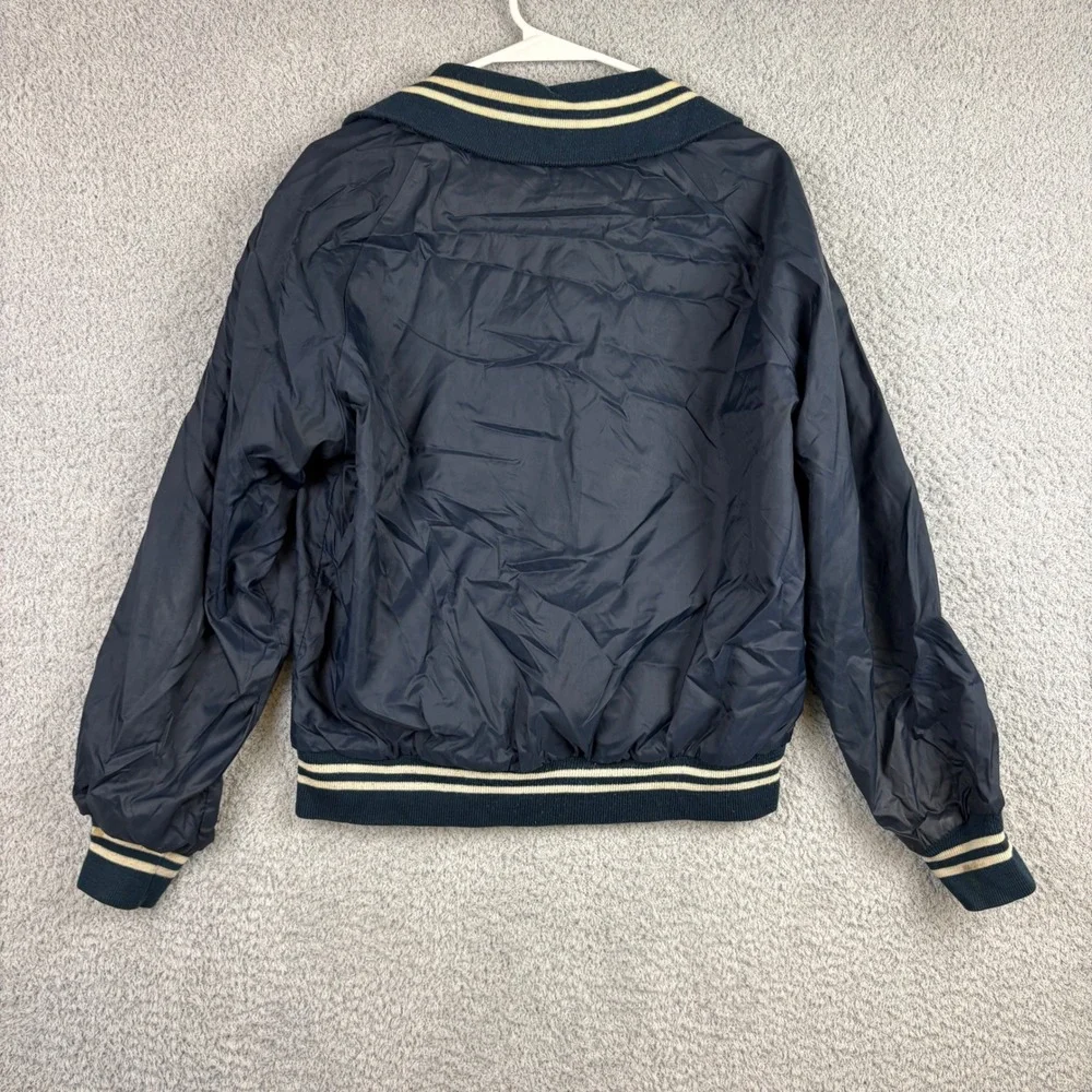 Vintage Champion Varsity Jacket Mens Small Blue Running Man 60s 70s Bomber USA